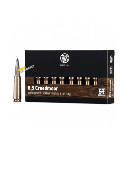 Cartucce colpi da caccia RWS Speed Tip Professional Hunting Calibro 6.5 Creedmoor 140gr