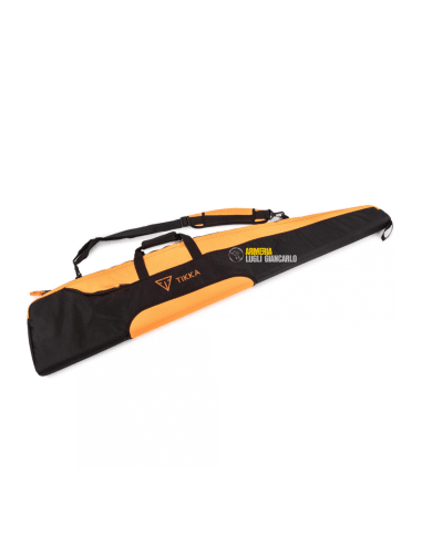 Tikka Fodero Imbottito per carabine con ottica alta visibilità arancio e nero con bratella 135cm FOTIKKA17