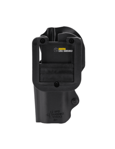 Fondina Polimero nera Civilian Ghost destra colore nero codice FO000058 per pistola STI-SVI