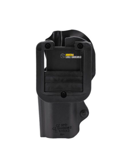 Fondina Polimero nera Civilian Ghost destra colore nero codice FO000058 per pistola STI-SVI