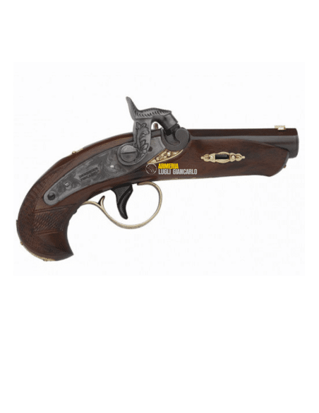 Pistola Davide Pedersoli Deringer Philadelphia Modello: S367 calibro 45 Anno Arma:1850-1870  Accensione Percussione