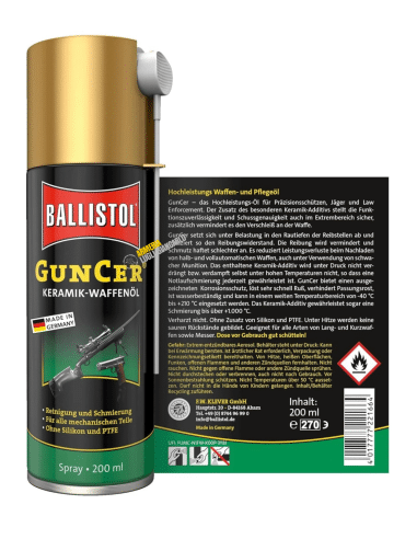 Ballistol GunCer Customizzazione dell'arma con additivo