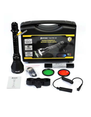 T217K Marca: SPERAS NUOVA TORCIA SPERAS T217 CON KIT FUCILE 250,20 € TORCIA CACCIA