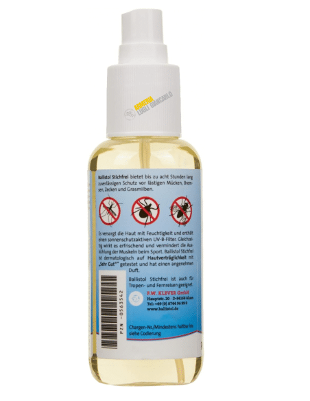 Ballistol Antizanzare Naturale per Animali 100 ml Liberi da Punturemosche, tafani, flebotomi, mosche tropicali
