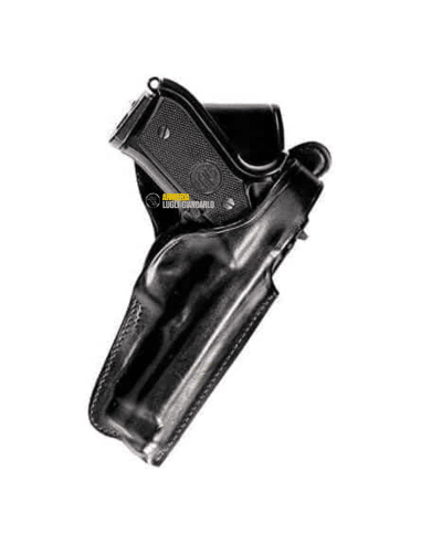 Vega Holster P1 Fondina in pelle da cintura, nera, destra, per Beretta 92/96/98 - Taurus PT92/99/100/101