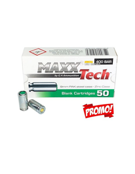 COLPI A SALVE SCACCIACANI  MAXX TECH CAL. 9 mm 9 PAK 80 PEZZI