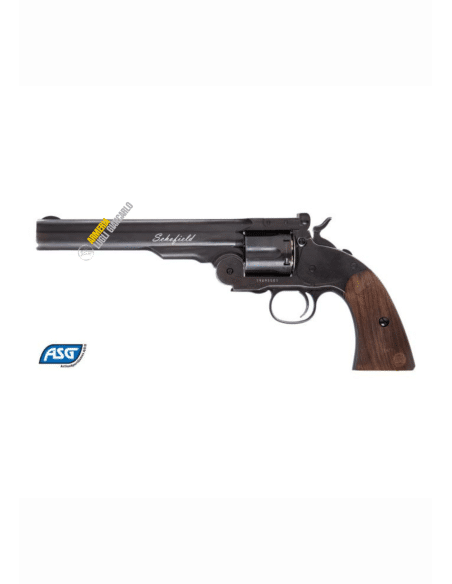 Revolver Schofield 6'' ad aria compressa libera vendita nera full metal calibro 4,5 mm pellet