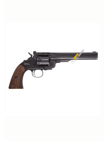 Revolver Schofield 6'' ad aria compressa libera vendita nera full metal calibro 4,5 mm pellet