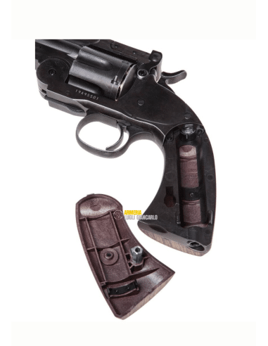 Revolver Schofield 6'' ad aria compressa libera vendita nera full metal calibro 4,5 mm pellet