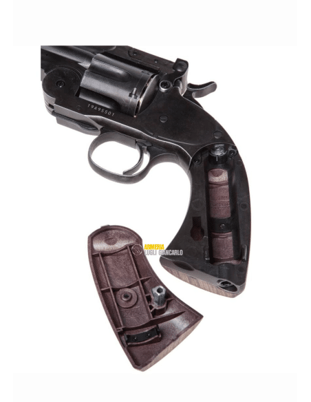Revolver Schofield 6'' ad aria compressa libera vendita nera full metal calibro 4,5 mm pellet