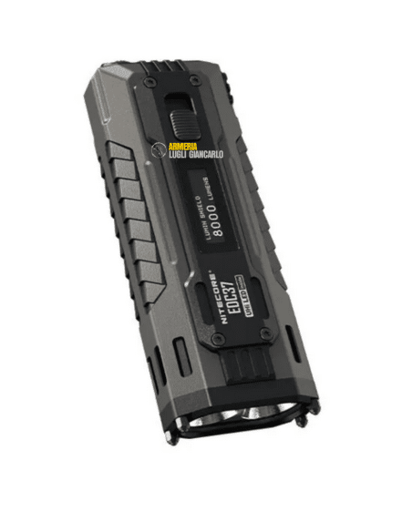 Nitecore - EDC37 - 8000 Lumens, 420 metri, Batteria 8000mAh, Ricarica USB-C - Torcia Tattica a LED