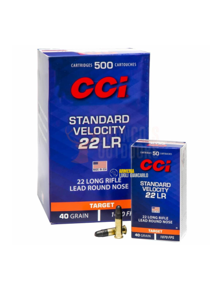 CCI .22LR Standard Velocity Target 40gr 500 Rounds