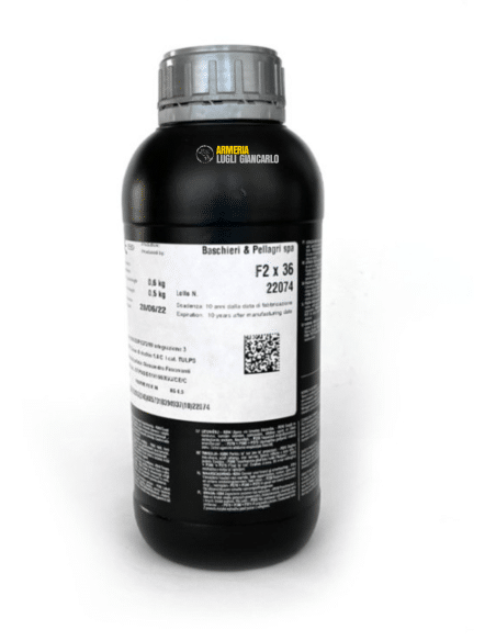 Polvere da ricarica B&P Baschieri e Pellagri F2 x 36 0,5 Kg