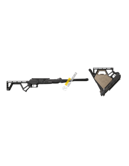 Black Bunker BM8, la carabina ad aria compressa a molla calibro 4,5 calcio pieghevole