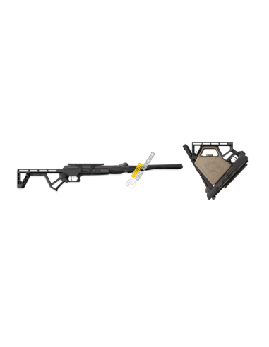Black Bunker BM8, la carabina ad aria compressa a molla calibro 5,5 calcio pieghevole