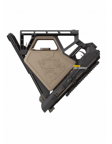 Black Bunker BM8, la carabina ad aria compressa a molla calibro 5,5 calcio pieghevole
