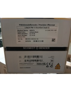 Ottica Schmidt & Bender 1-8x24 PM II ShortDot Dual CC codice 683-811-43E-K1-H1