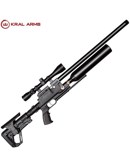 KRAL ARMS PUNCHER JUMBO DAZZLE SYNTHETIC CALIBRO 6,35 CARABINA PCP LIBERA VENDITA