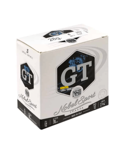 CARTUCCE PER PIATTELO TIRO NSI  NOBEL SPORT Cartucce TIRO GT28 - CAL.12 -28 GR. 12/T2/ PB.7,5