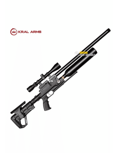 KRAL ARMS PUNCHER JUMBO DAZZLE SYNTHETIC CALIBRO 5,5 CARABINA PCP LIBERA VENDITA