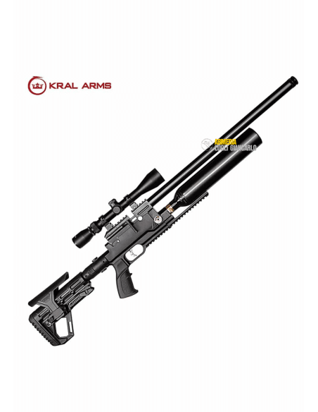 KRAL ARMS PUNCHER JUMBO DAZZLE SYNTHETIC CALIBRO 5,5 CARABINA PCP LIBERA VENDITA