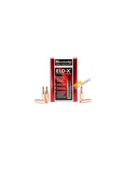 HORNADY ELD-X 2635 Palle calibro 6,5mm .264'' 143 grani Conf. da 100 palle