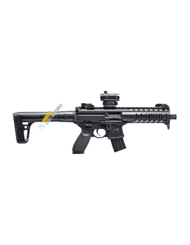 CARABINA LIBERA VENDITA CO2 SIG SAUER CAC MPX CALIBRO 4.5 BLK CO2 RED DOT CN 727   360€