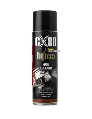 RIFLECX CX80 - GUN CLEANER - SGRASSATORE SPRAY 500MLMarca: RIFLEX.com  RX000001 pulizia armi