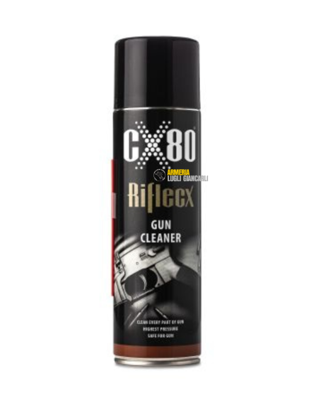 RIFLECX CX80 - GUN CLEANER - SGRASSATORE SPRAY 500MLMarca: RIFLEX.com  RX000001 pulizia armi