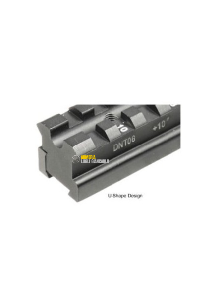 BASE SLITTA UTG RIALZO PICATINNY PER AIRGUN RWS CON GRILLETTO T06 MNT-DNT06