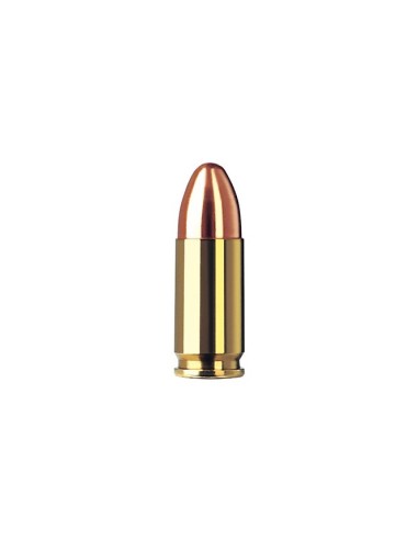 Cartucce colpi per pistola 9 luger  Geco lead round nose copper-plated 9 mm luger 124 grani 50 pz