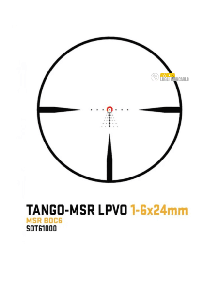 Ottica da Tiro Tango MSR 1-6X24MM SFP Reticolo Hellfire FL6 - Sig Sauer Riferimento SS-SOTM61001