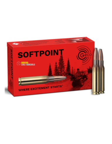 COLPI CARTUCCE DA CACCIA GECO CALIBRO 308 Win. SOFTPOINT 11,0g