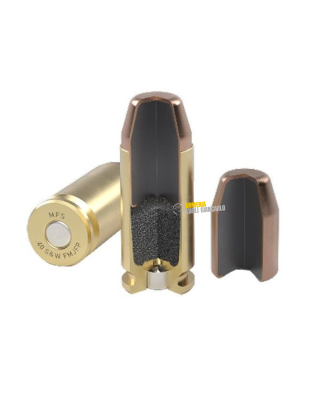 Cartucce Munizioni Colpi da pistola MFS Calibro 40 s&w 180 grani 11,7 50 pezzi