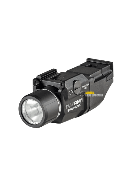 STREAMLIGHT TORCIA LED PER ARMA LUNGA MOD. TLR-RM1 CON ATTACCO PICATINNY COLORE NERO - INCLUSO SWITCH REMOTO CODICE SR000004