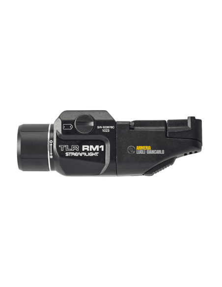 STREAMLIGHT TORCIA LED PER ARMA LUNGA MOD. TLR-RM1 CON ATTACCO PICATINNY COLORE NERO - INCLUSO SWITCH REMOTO CODICE SR000004