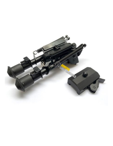 BIPIEDE HARRIS CON ADATTATORE PICATINNY QD B&T slitte Picatinny a sgancio rapido (Quick Release) E00848