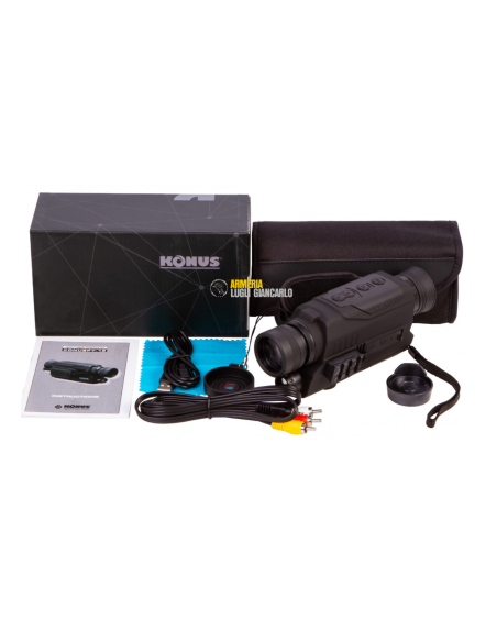 Monocolo notturno KONUS 7933 KONUSPY Ottica Notturna Perfetta per la Caccia al Cinghiale, Compatto e Leggero