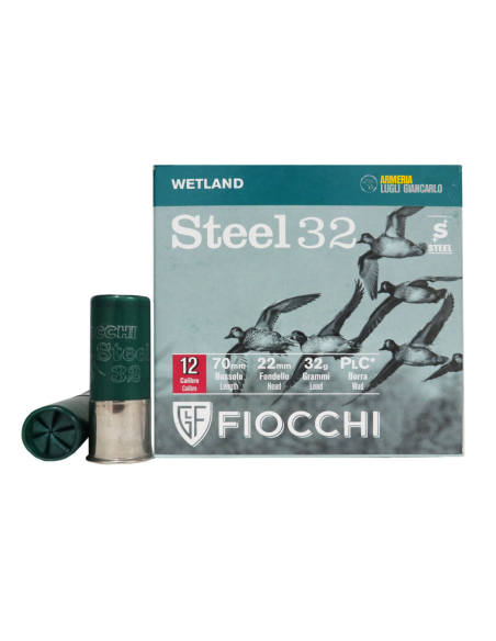 Cartucce Munizioni Colpi in acciaio steel Fiocchi Cartucce Fiocchi Steel 32 calibro12 / 70 32 g acciaio 3 5