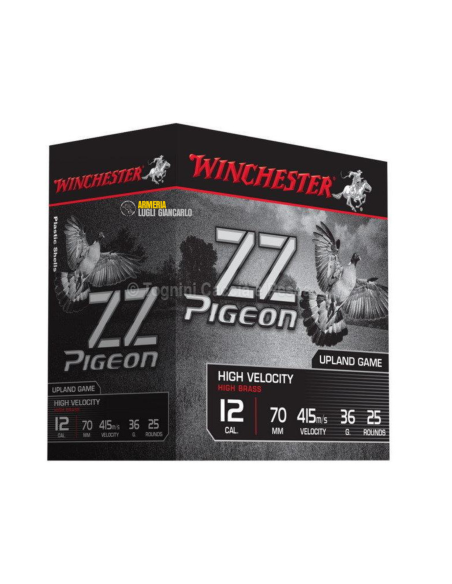 Cartucce Munizioni Colpi calibro 12 WINCHESTER ZZ PIGEON CALIBRO 36G.