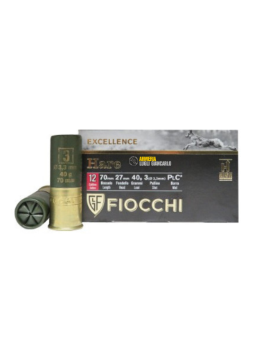 Cartucce Munizioni Colpi Fiocchi Cartucce Fiocchi Excellence Hare cal. 12/70 40 g piombo 3 4 10 pz