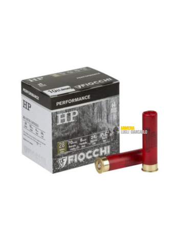 Cartucce Munizioni Colpi Fiocchi Munizioni calibro 28 modello HP 24 grammi