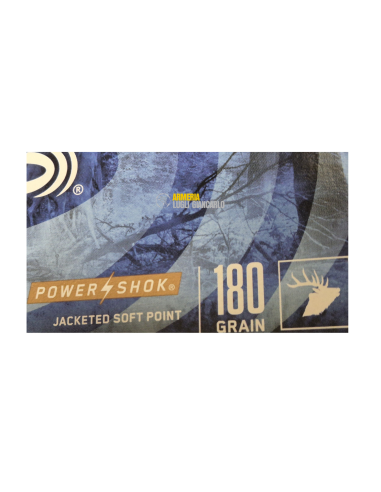 Cartucce Munizioni Colpi calibro 30-06 Federal 20 pezzi 180 grani Power Shok