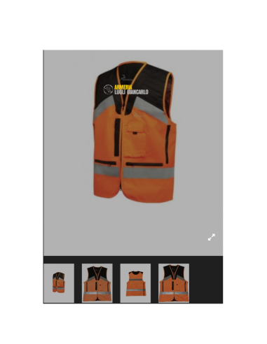 KONUSTEX GAMETOP REFLEX Gilet da caccia al cinghiale alta visibilità waterproof per caccia al cinghiale alta visibilità tagliaXL