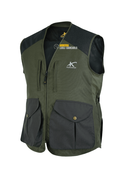 Giacca da caccia colore verde  e tempo libero Konus Konustex taglia 4XL Notable Vest codice 0367