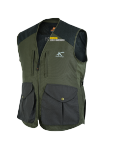Giacca da caccia colore verde mezze maniche e tempo libero Konus Konustex taglia M Notable Vest codice 0367 con porta selvaggina