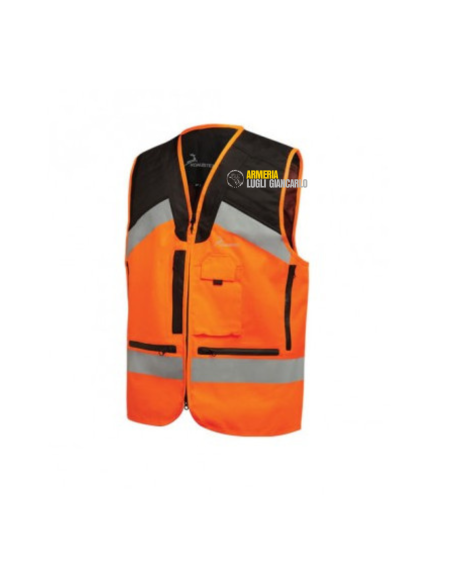 KONUSTEX GAMETOP REFLEX Gilet da caccia al cinghiale alta visibilità waterproof per caccia al cinghiale alta visibilità taglia L