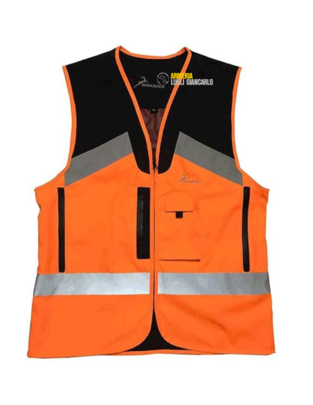 KONUSTEX GAMETOP REFLEX Gilet da caccia al cinghiale alta visibilità waterproof per caccia al cinghiale alta visibilità taglia L