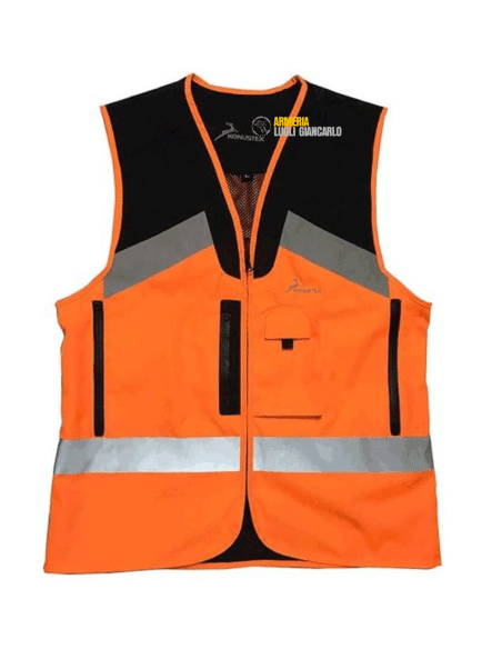 KONUSTEX GAMETOP REFLEX Gilet da caccia al cinghiale alta visibilità waterproof per caccia al cinghiale alta visibilità taglia M