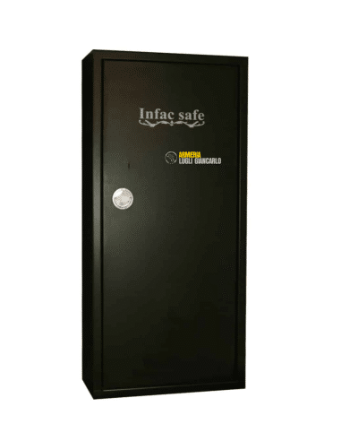 ARMADIO BLINDATO CASSAFORTE PER ARMI CASSAFORTE INFAC CLASSIC CLT14 14 POSTI CON TESORETTO